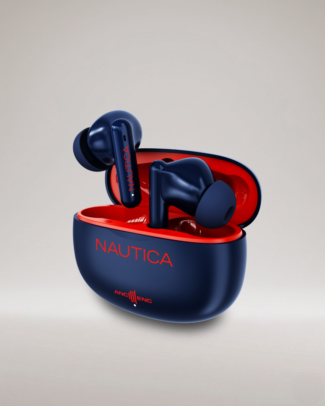 T680 Nautica (ANC+ENC) Wireless Stereo Earbuds with Charging Case